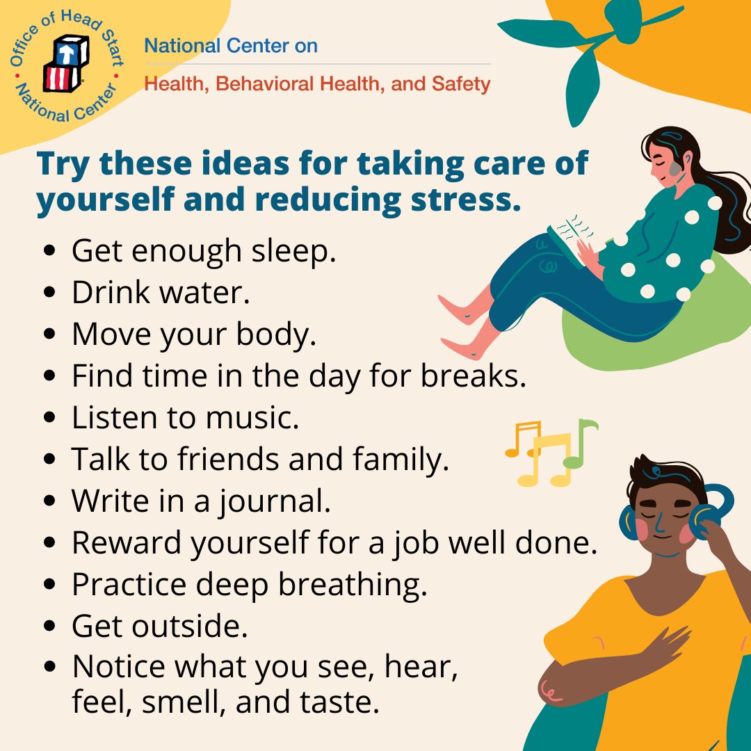 Take care of yourself so you can take care of others. Notice your feelings, take a break, and use these simple tips to reduce stress: buff.ly/31oUjoU #MentalHealth