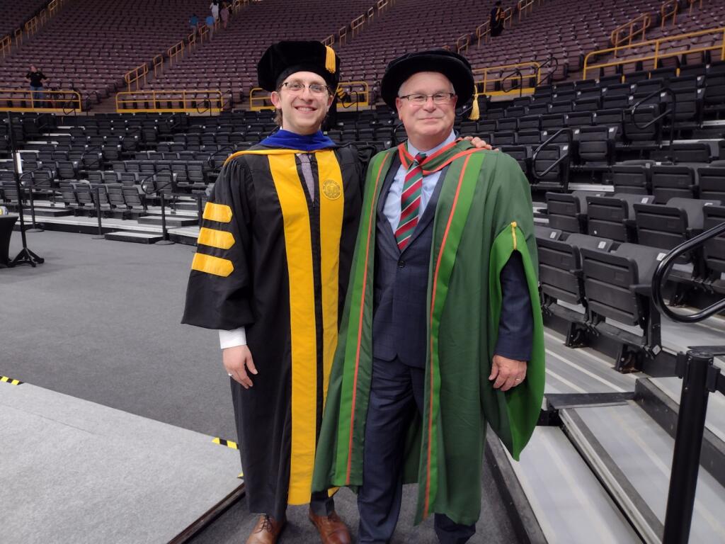 Congratulations to Dr. Christopher Rundes, a newly minted PhD of mine in ISE here at <a href="/UIowaEngr/">UIowa Engineering</a>! His research used <a href="/drivingsim/">TourAmericaDrivingSimulator</a> NADS and on-road studies. He wrote four papers and has one patent from his dissertation. He will join Gulfstream Aerospace as a Human Factors Engineer.