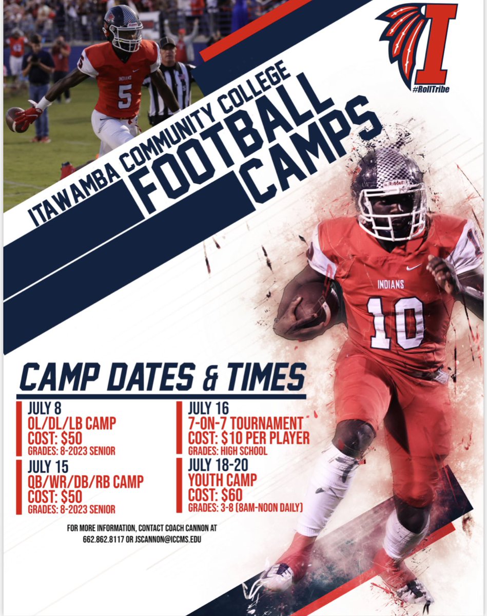 7v7 Tournament at ICC🔥 

Calling all HS teams wanting to compete.

July 16 - $10 per player

Who can sling the rock?