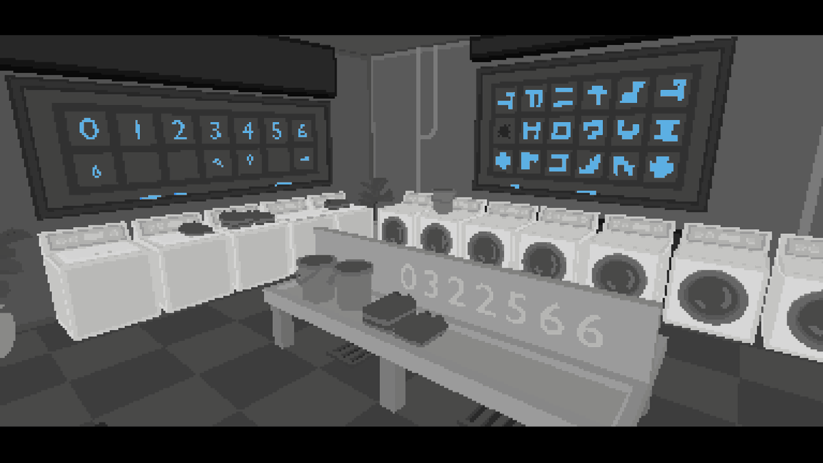 Clock_Out_Games's tweet photo. Some screenshots of the second map - This one is has a 50's noir theme and mostly takes place in a hotel during a crime scene investigation. #gamedev #indiedev #unity3d https://t.co/0JcLBtn3Fk