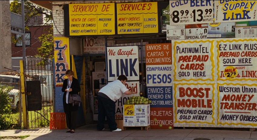 ChiBikeAdvs's tweet photo. Osama Foods in Homan Square. Novelist Karen Eiffel (Emma Thompson) sees an apple fall to the ground outside the store &amp; knows how to kill her main character, real life person Harold Crick. #bikechi 25 location Stranger than Fiction Map and ride booking https://t.co/sLHRLQ2zhQ https://t.co/wmxfYHBzWQ