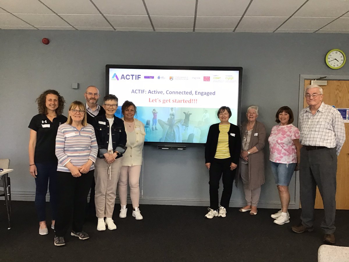 Great day today training our #ACTIF volunteers… <a href="/ActiveAgeingRes/">Active Ageing Research</a> we are all set….