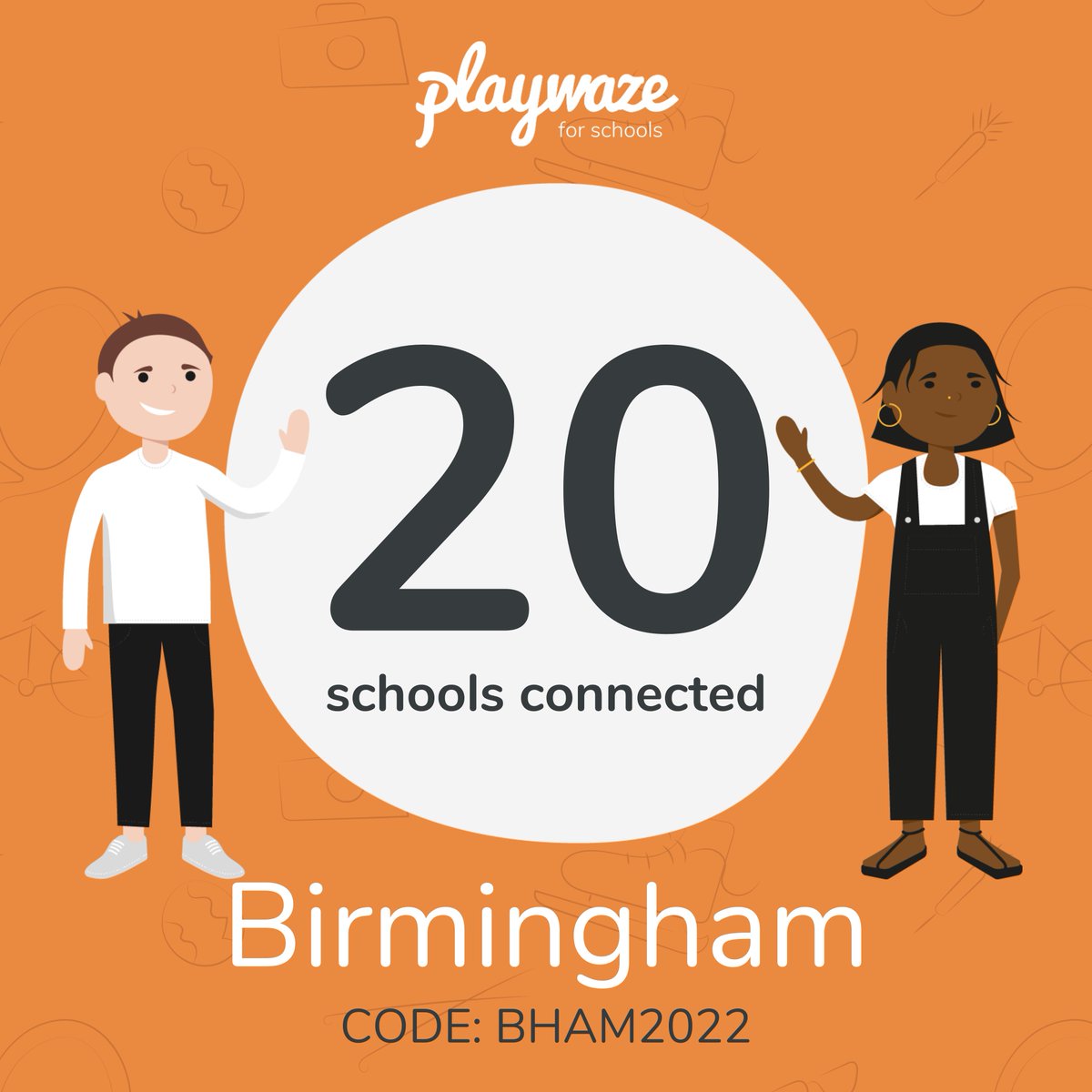 Playwaze (@playwaze) on Twitter photo We're working with <a href="/SportBirmingham/">Sport Birmingham</a> to get young people active in Birmingham.
20 schools in Birmingham have now connected to schools.playwaze.com for FREE using the discount code: BHAM2022
Find out how you can connect your school at: sportbirmingham.org/playwaze-for-sโฆ We're working with <a href="/SportBirmingham/">Sport Birmingham</a> to get young people active in Birmingham.
20 schools in Birmingham have now connected to schools.playwaze.com for FREE using the discount code: BHAM2022
Find out how you can connect your school at: sportbirmingham.org/playwaze-for-sโฆ