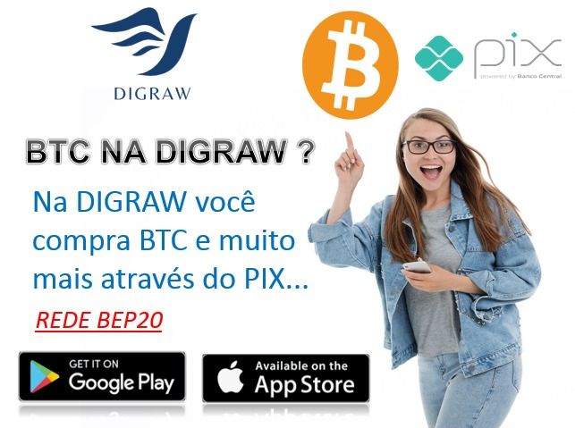 DIGRAWsend's tweet photo. DIGRAW disponibiliza BTC para negociação via PIX. https://t.co/y63HUclYBS