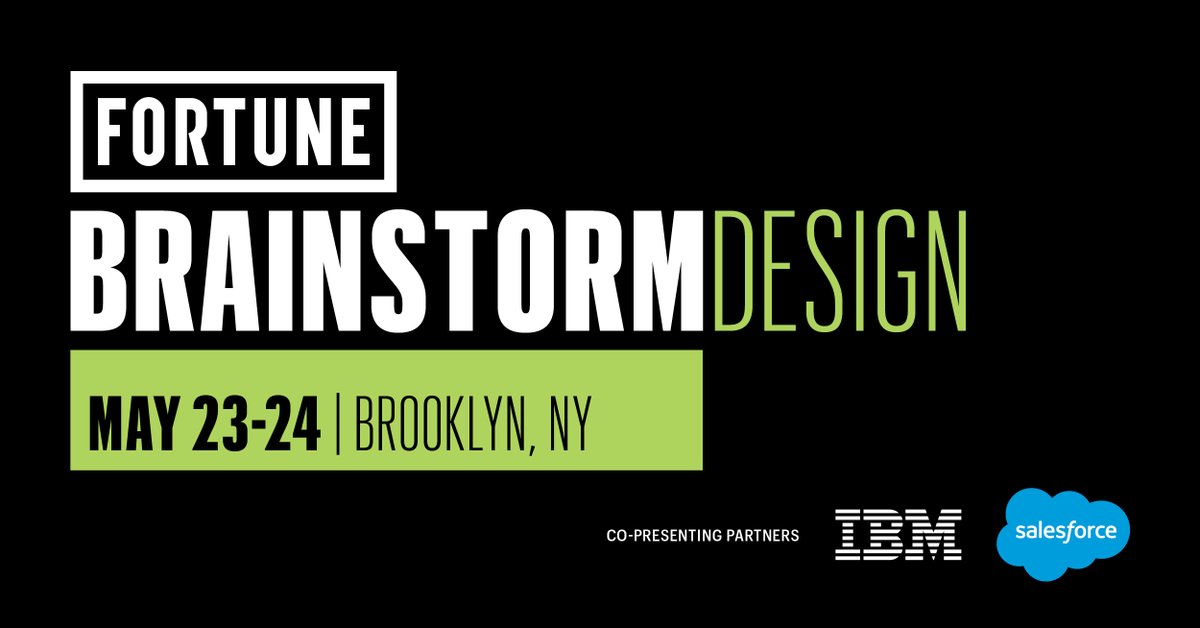 #FortuneDesign is excited to welcome Kristen Bellstrom 
<a href="/kayelbee/">Kristen Bellstrom</a>, Executive Editor of FORTUNE <a href="/FortuneMagazine/">FORTUNE</a> and Co-chair of Fortune Brainstorm Design at our conference May 23-24. Check out our full list of speakers and register here: bit.ly/38IgIkK