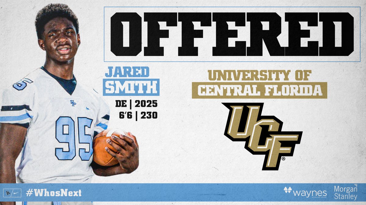 Congratulations to Jared on an offer from UCF! #WhosNext <a href="/spainparkath/">Spain Park Athletics</a>