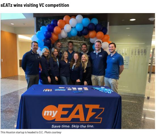RivalryTech's tweet photo. We're still in shock that we won! Shout-out to @InnoMapHou for covering our win! https://t.co/dT375BqMbH
Watch our video: https://t.co/N7N6FnQ8Bv
#Houston #HouTech #sportstech #venturecapital #startups #mobileordering #innovation @hxventurefund @Natsbaseballmlb @astros https://t.co/FiEPu60aue