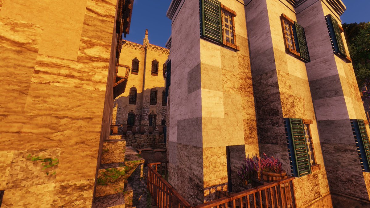 Sunset #darwinreforged  #conquestreforged #weareconquest #Minecraft <a href="/DarwinReforged/">Darwin Reforged</a>