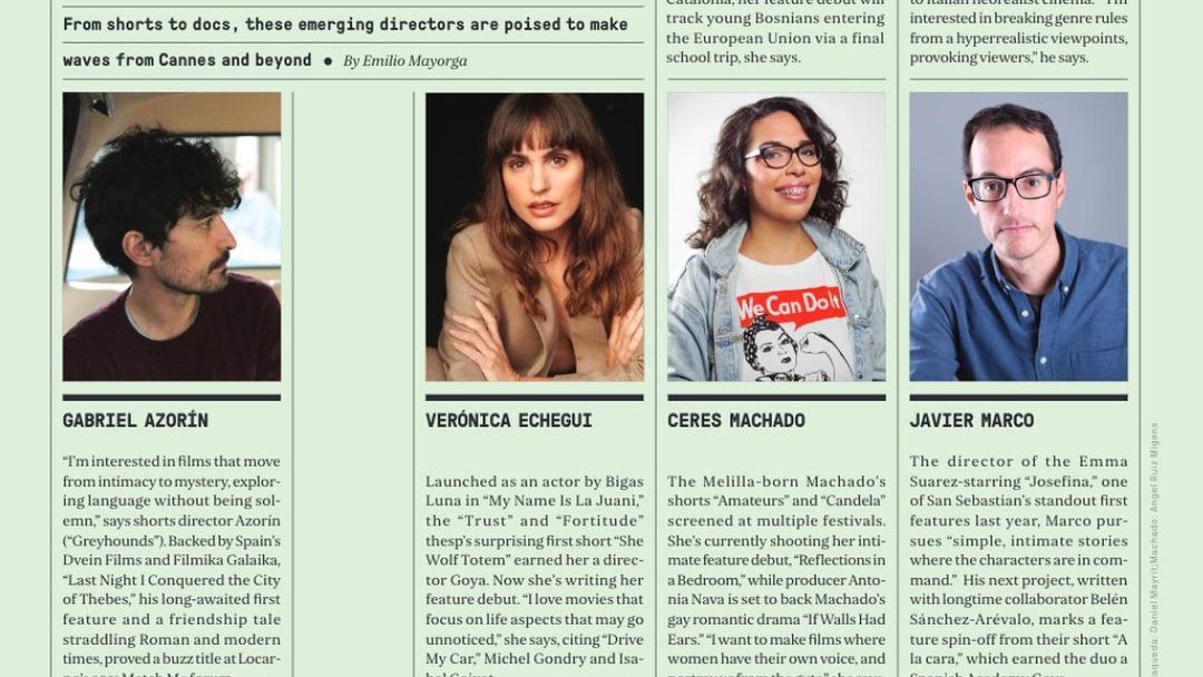 💥 <a href="/Variety/">Variety</a> acaba de anunciar su Top 10 de Cineastas Españoles desde #Cannes2022. ¡Mucho #TalentoECAM en el ranking!

➡ Pablo Maqueda, Eva Saiz, Gabriel Azorín, Estíbaliz Urresola, Javier Marco, entre ellxs.

¡Enhorabuena! 🙌

#ComunidadECAM #LaIncubadora