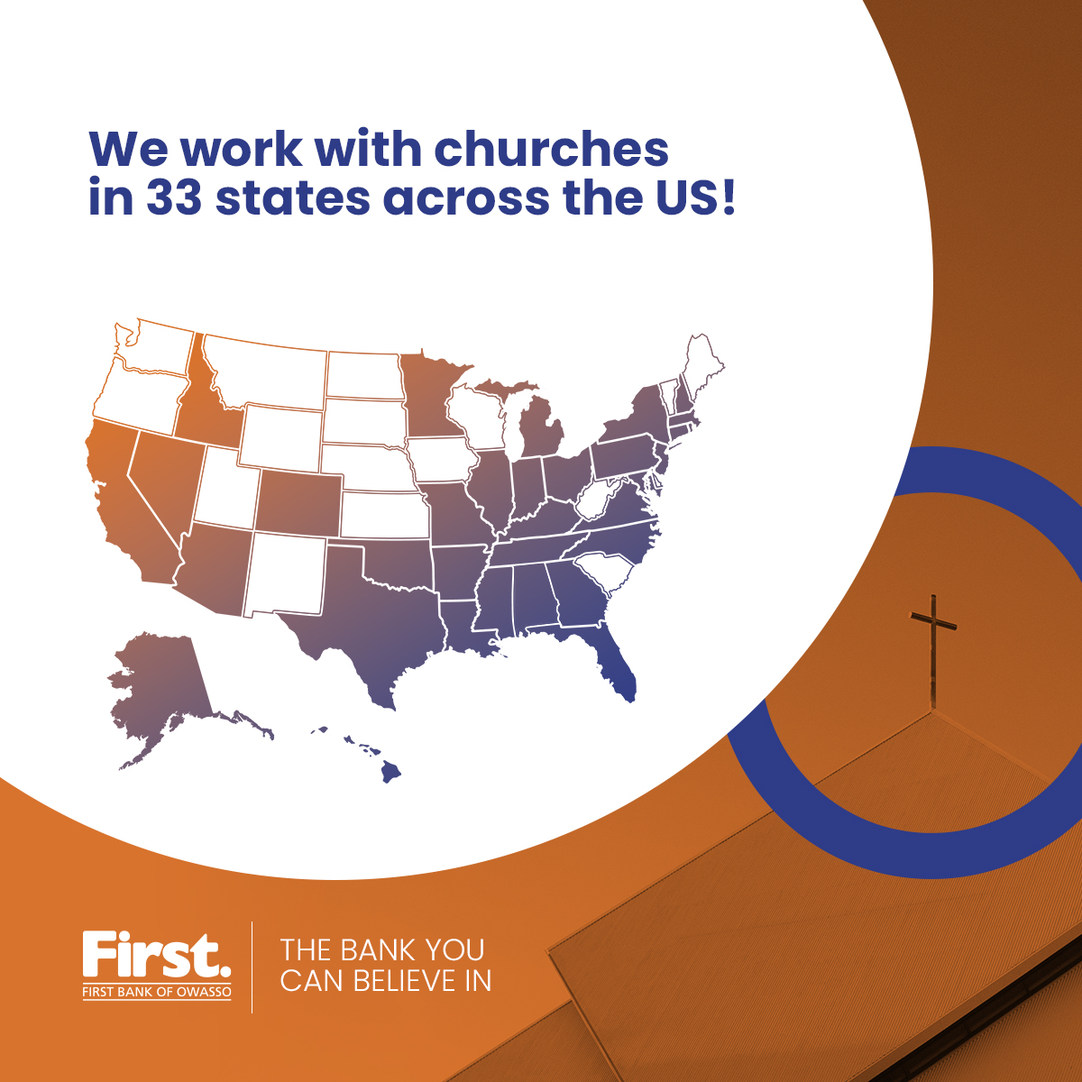 FirstBankOwasso's tweet photo. Building a church takes vision, faith, and determination. Having the right financial partner in your corner can also make a world of difference. First Bank of Owasso is honored to help churches grow and take that next step. How may we serve you? https://t.co/lZIICl6yWY