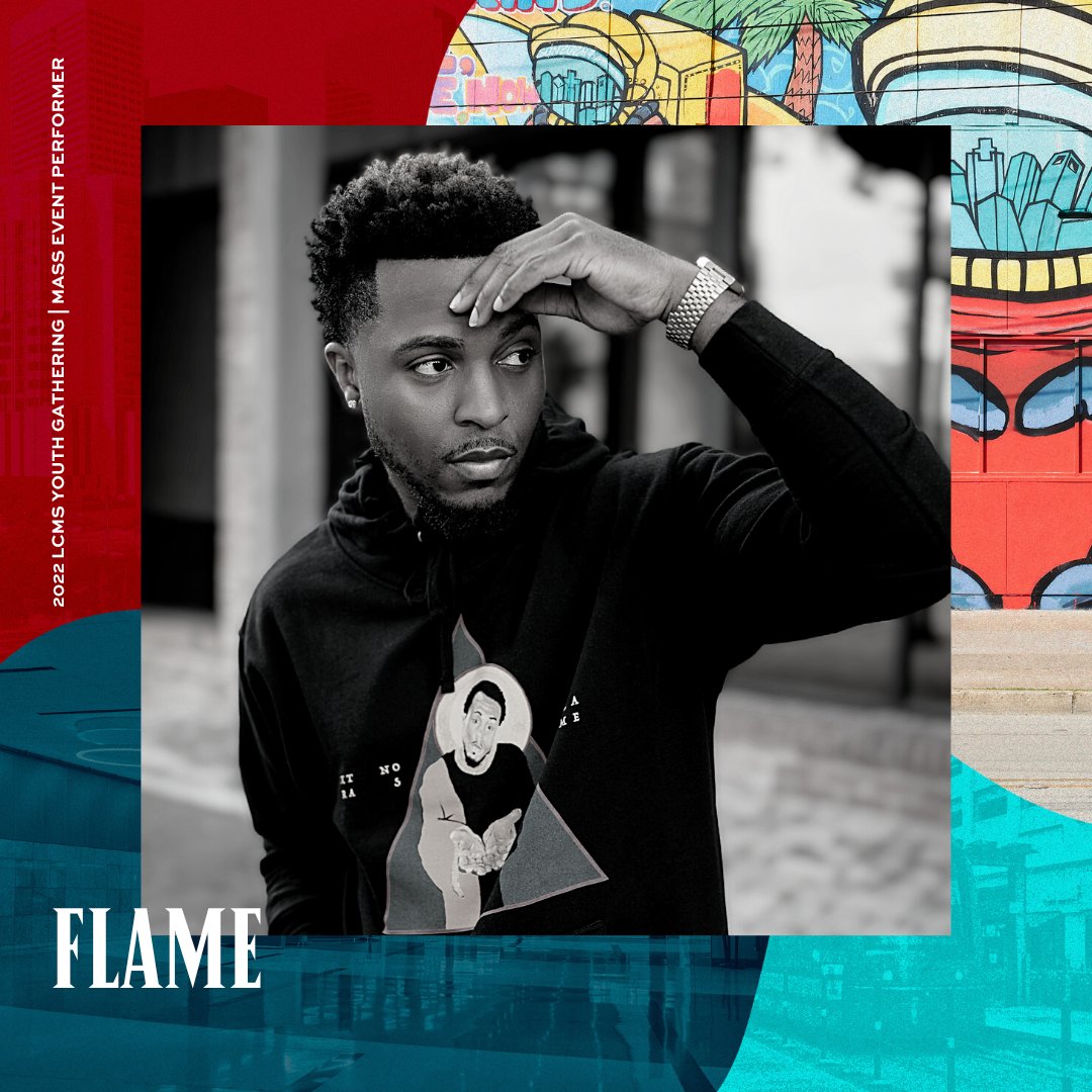 lcmsgathering's tweet photo. Meet Mass Event performer: @Flame314 

Marcus Gray, also known as FLAME, takes the stage during Mass Event on Monday, July 11! https://t.co/zvqImbcBiy