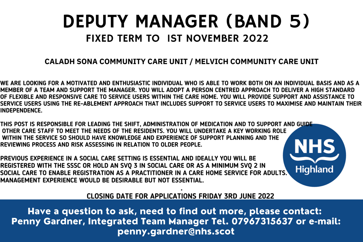 NHSHJobs's tweet photo. Apply https://t.co/cfRRmNawna https://t.co/zxhlsE4Sun
