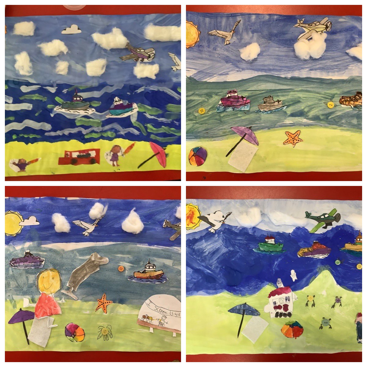 WalfordSchool's tweet photo. Class 1 have been working hard at their landscape scene artwork over the past few weeks. @kapowprimary We were inspired by Van Gogh and had to create our landscape background, thinking about textured materials and using both our cutting and collage skills. 🌍🎨🖌🖼 https://t.co/psTKHIgAur
