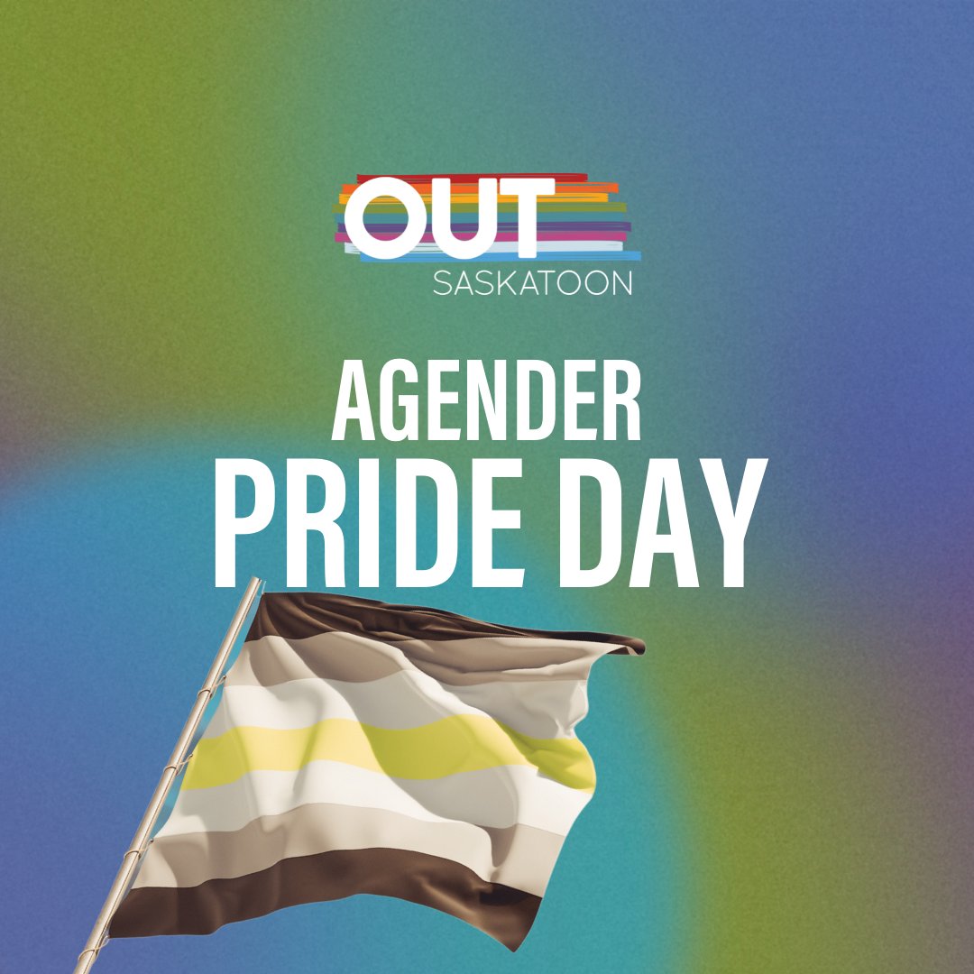 Happy #AgenderPrideDay! 🖤🤍💚