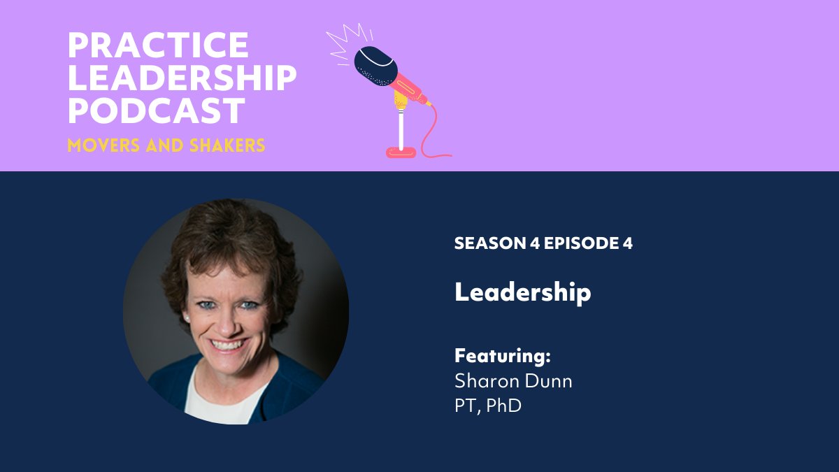 EIMTeam's tweet image. 🎙️ NEW #PracticeLeadership Movers &amp;amp; Shakers episode! @PhysicalTherapy, @TimReynoldsDPT &amp;amp; Bryan Guzski, are joined by @DunnSdunn2,  PT, PhD, Board-Certified Ortho Clinical specialist, was @APTAtweets two term President &amp;amp; @LSUHS current Dean. bit.ly/3FZSsGY