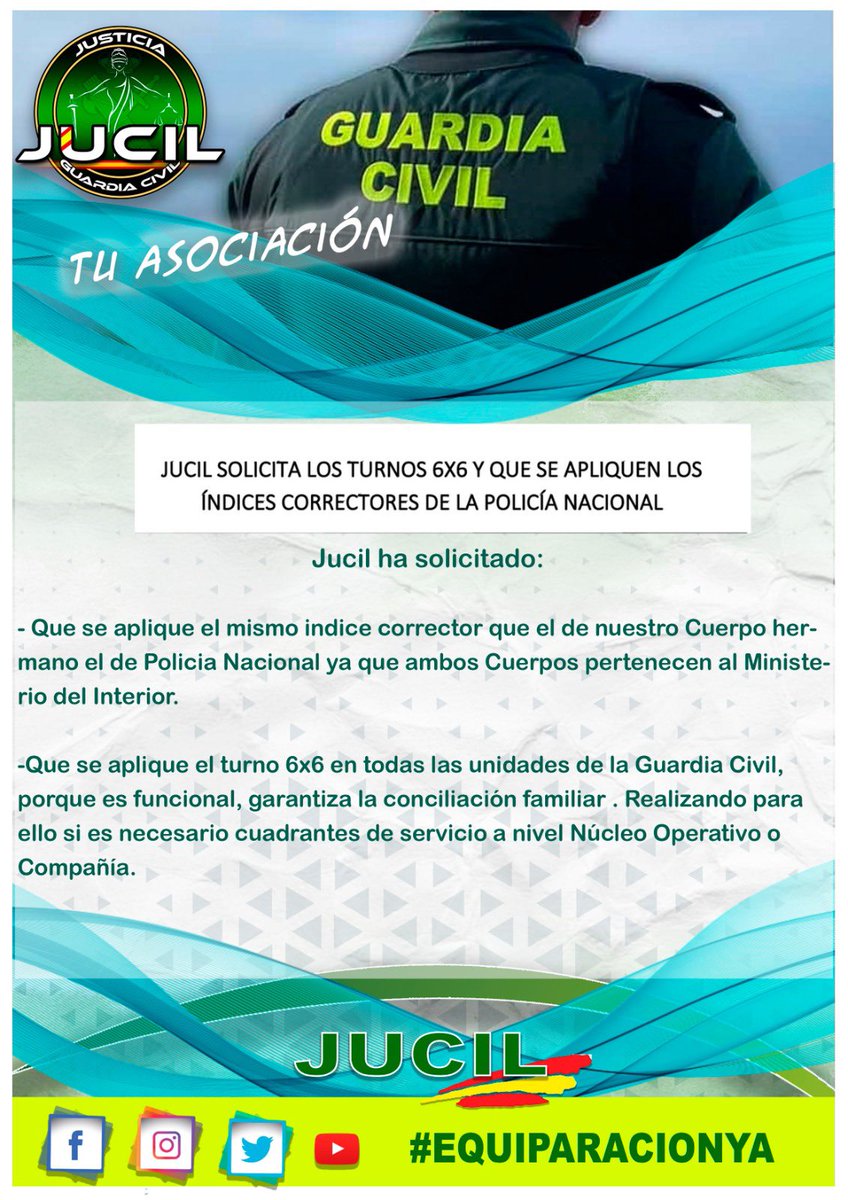 CHIQUITAREINONA's tweet photo. VALE YA DE MENOSPRECIAR A NUESTRA GUARDIA CIVIL. #EquiparacionYa19M #PoliciaEnConflictoColectivo #SomosPNyGCnoPiolines #Jucil6x6Ya https://t.co/zsa7W73By8