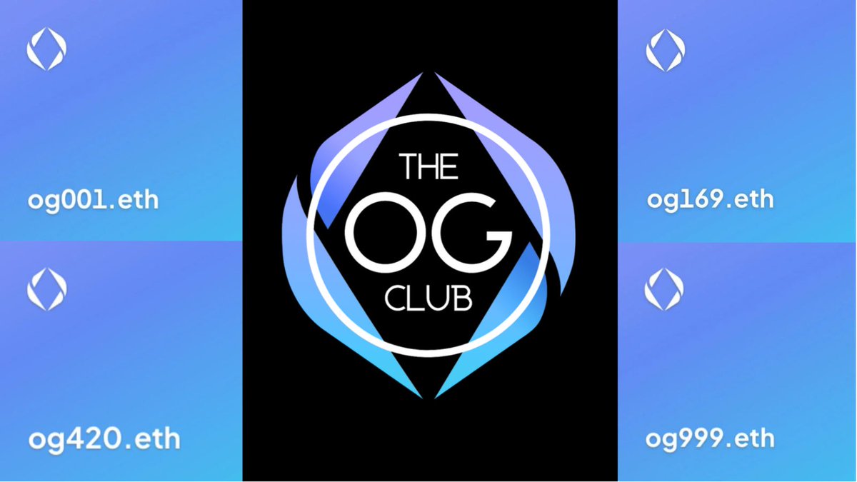 The OG Club is growing by the day. Don’t miss out on the opportunity to be part of something great. Discord coming soon.. 🤫 <a href="/ensdomains/">ens.eth</a> <a href="/ens_vision/">PH</a> #ens #ensdomains #nft #nftcommunity