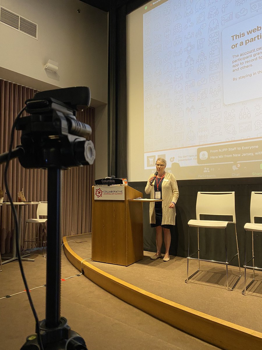 MaxResnik's tweet image. Today’s #CJS2022 is a hybrid conference - I’m on camera duty for the launch!