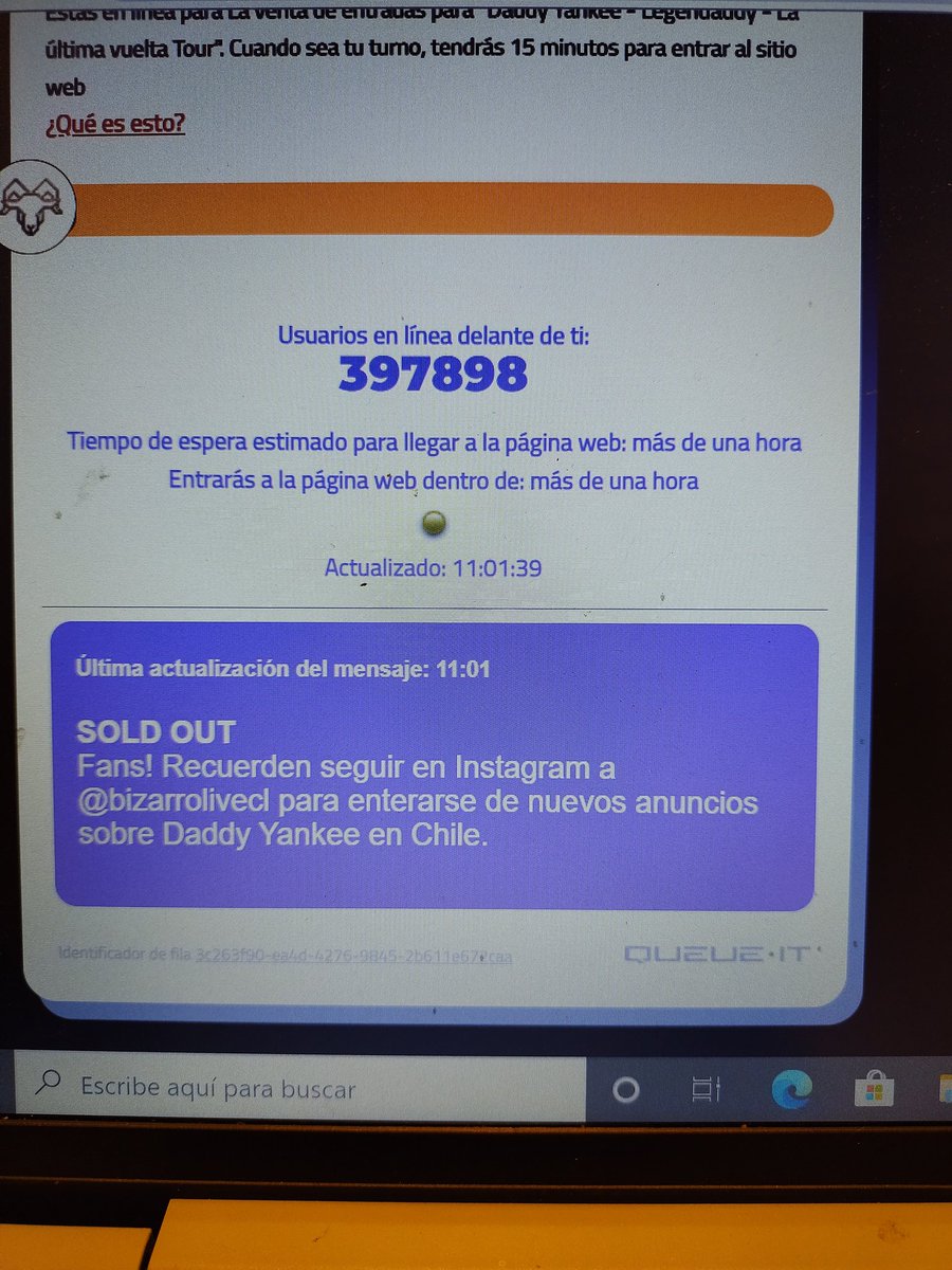 _Romi_MV's tweet photo. @puntoticket @puntoticket #daddyyankee  #EstoSeraLegendaddy 🙌🎊 @bizarrolivecl @puntoticket  @daddy_yankee  noooooo, porqueeee!!!! Uno que lo escuchaba en sus tiempos universitarios como hace 10 años atrás 😭😭😭😭 https://t.co/0icwLW0qrj