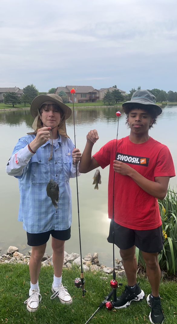 1st Block Advanced PE enjoyed a beautiful day on the water!

“Early Bird gets the Worm” Award
<a href="/macybruggeman/">macy bruggeman</a>
Catch #1 of Day🏅

“Prized Catch of the Day” Award
@KyHaynes2
Good looking bass 🏆 

“Multi Sport Showcase” Award
<a href="/AtwaterIsaiah/">Isaiah Atwater</a>
Isaiah is okay at 🏀 but elite at 🎣