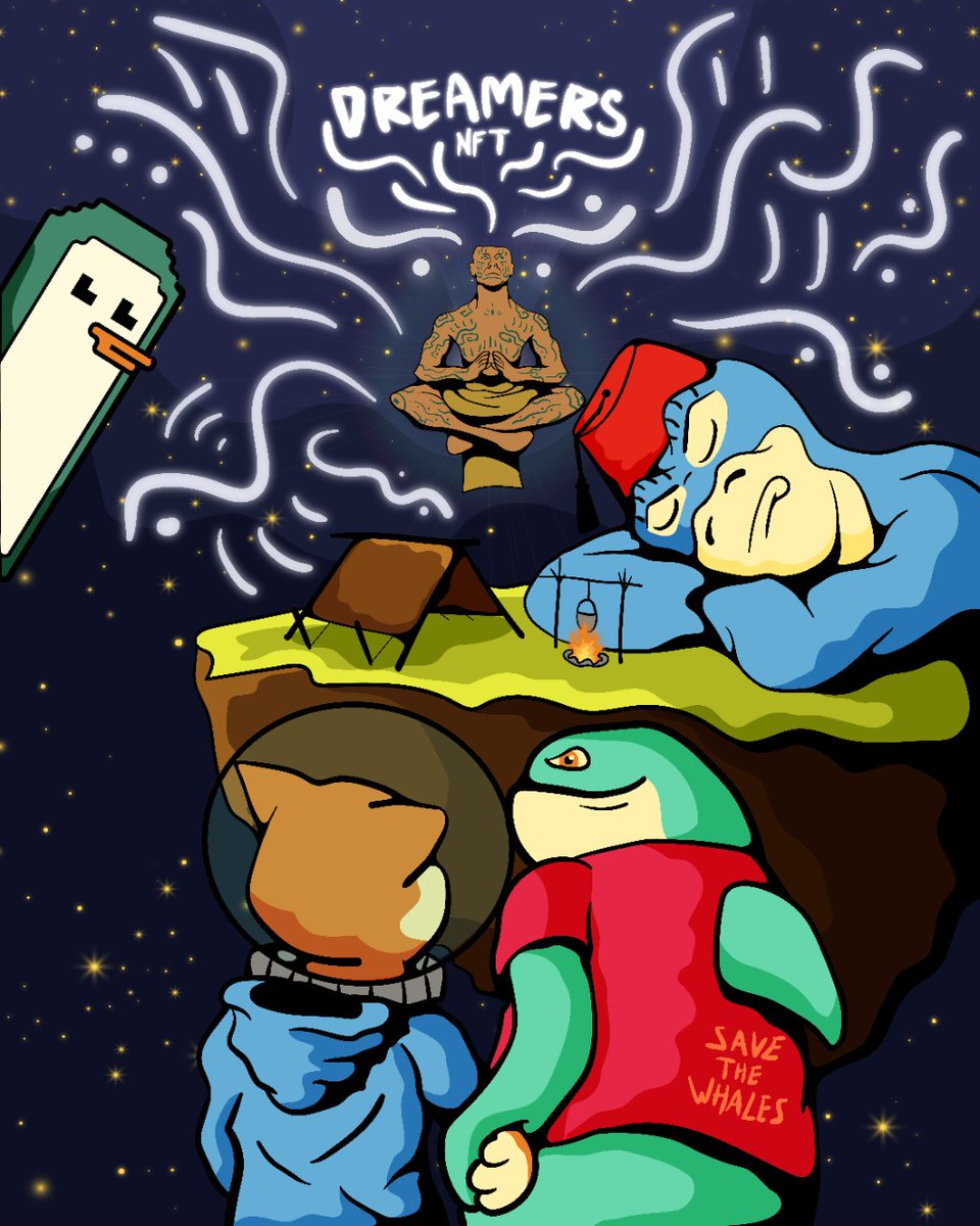 Join us, life is a dream we all share. 🛌💭

First 5000 interactions will be considered for whitelist.