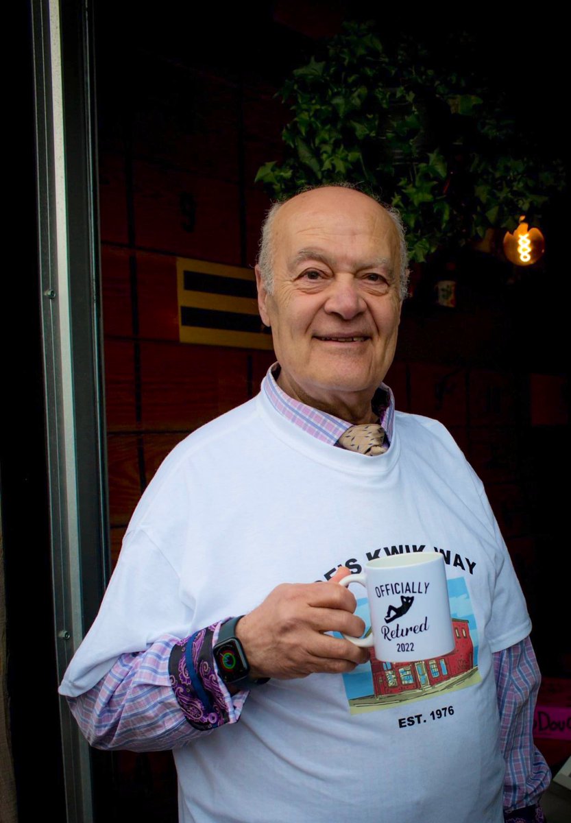 rthomeh's tweet photo. It happened. Papa Joe of Joe’s Kwik-Way is officially retired! Mabrouk Dad ❤️

#joeskwikway #halifax #cornerstore @TwitCoast @HalifaxReTales https://t.co/LDc3XpjdOG