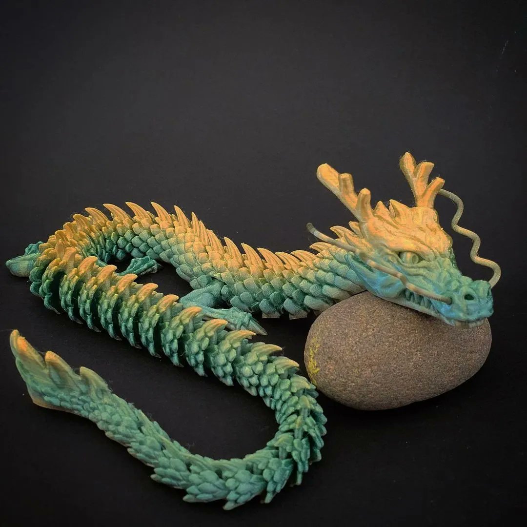 esun3dfilament's tweet photo. Vivid Chinese #dragon 🐉 #3dprinted by @seneko3dshop
eSUN PLA+ and eSilk PLA filament 😍
.
.
.
#3dprinting #3d #3dart #3dprint #3dmodel #plafilament #dragon #3dshop #3dmodeling #3ddragon #rainbow #diy #3dmaker #creality #creative #3dlover https://t.co/nRO5wneNMz