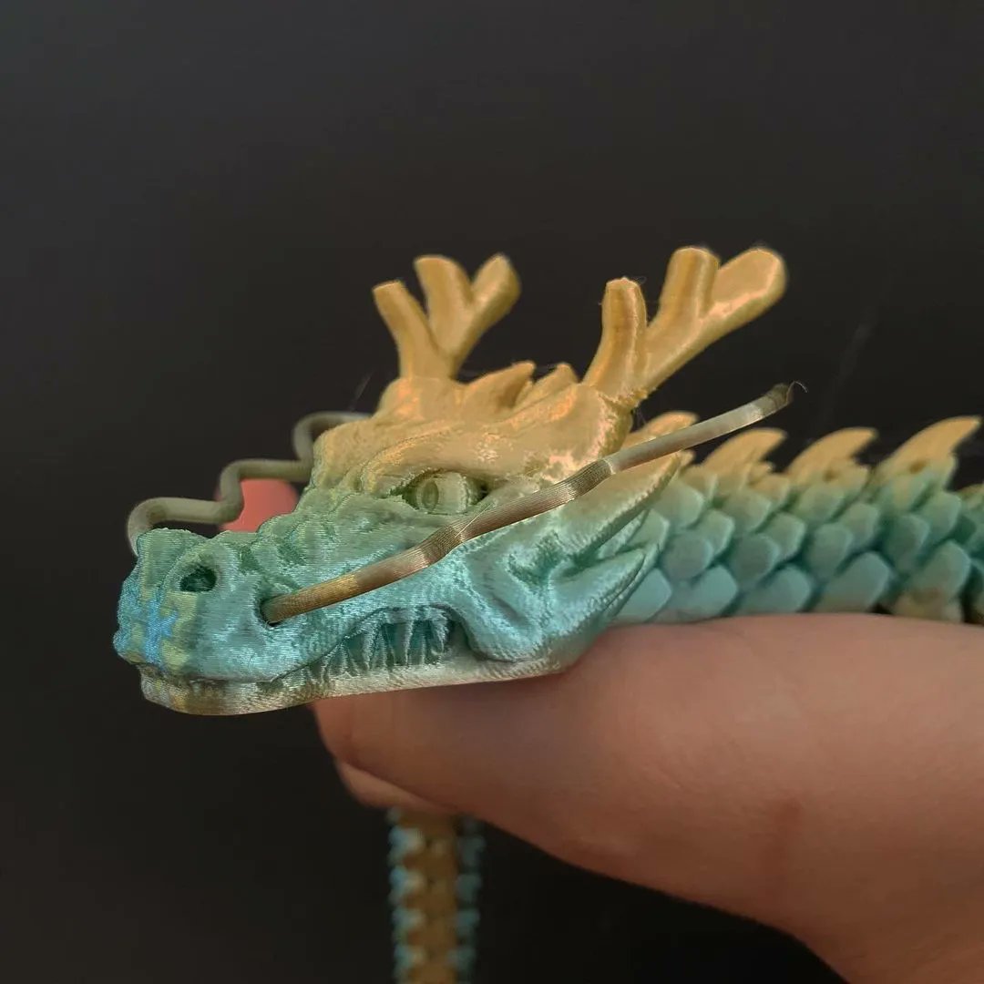esun3dfilament's tweet photo. Vivid Chinese #dragon 🐉 #3dprinted by @seneko3dshop
eSUN PLA+ and eSilk PLA filament 😍
.
.
.
#3dprinting #3d #3dart #3dprint #3dmodel #plafilament #dragon #3dshop #3dmodeling #3ddragon #rainbow #diy #3dmaker #creality #creative #3dlover https://t.co/nRO5wneNMz