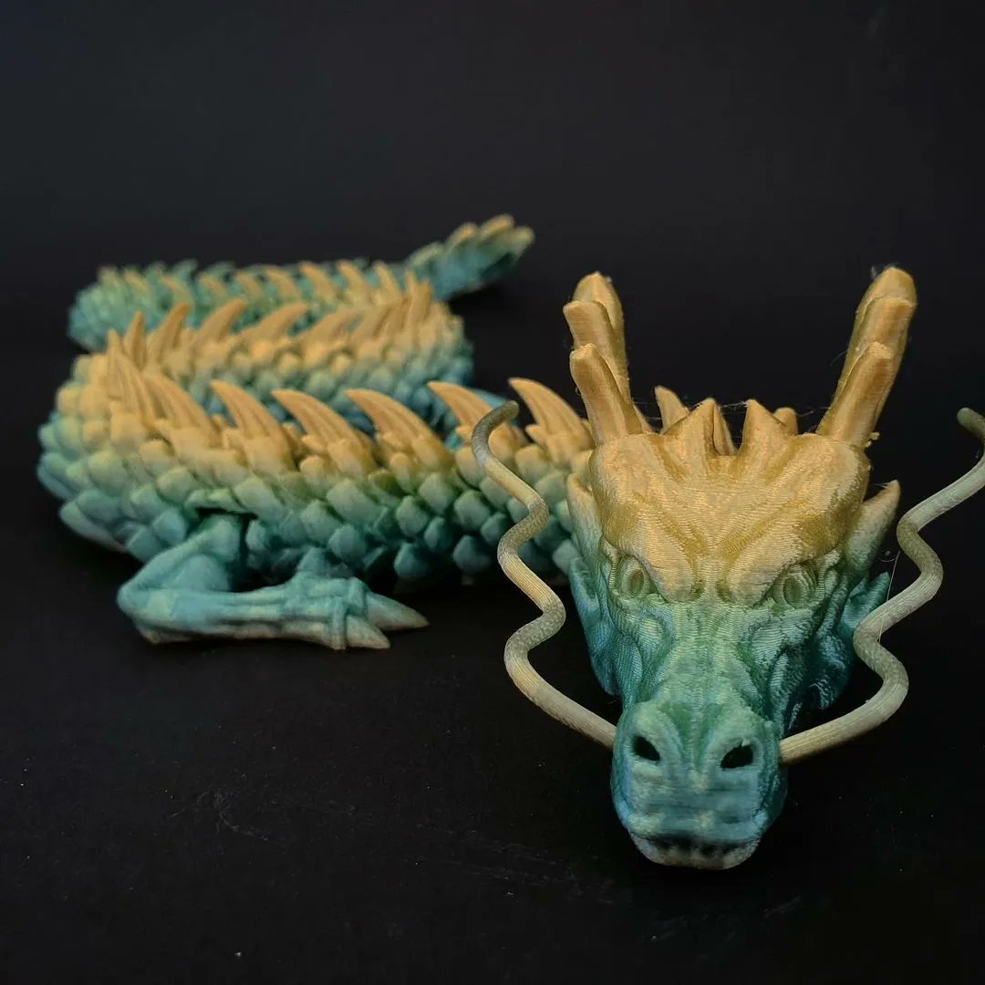 esun3dfilament's tweet photo. Vivid Chinese #dragon 🐉 #3dprinted by @seneko3dshop
eSUN PLA+ and eSilk PLA filament 😍
.
.
.
#3dprinting #3d #3dart #3dprint #3dmodel #plafilament #dragon #3dshop #3dmodeling #3ddragon #rainbow #diy #3dmaker #creality #creative #3dlover https://t.co/nRO5wneNMz