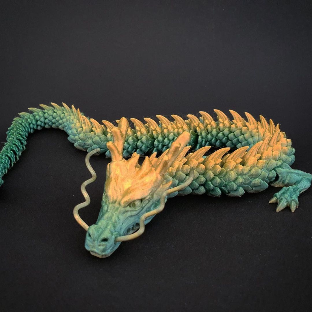 esun3dfilament's tweet photo. Vivid Chinese #dragon 🐉 #3dprinted by @seneko3dshop
eSUN PLA+ and eSilk PLA filament 😍
.
.
.
#3dprinting #3d #3dart #3dprint #3dmodel #plafilament #dragon #3dshop #3dmodeling #3ddragon #rainbow #diy #3dmaker #creality #creative #3dlover https://t.co/nRO5wneNMz