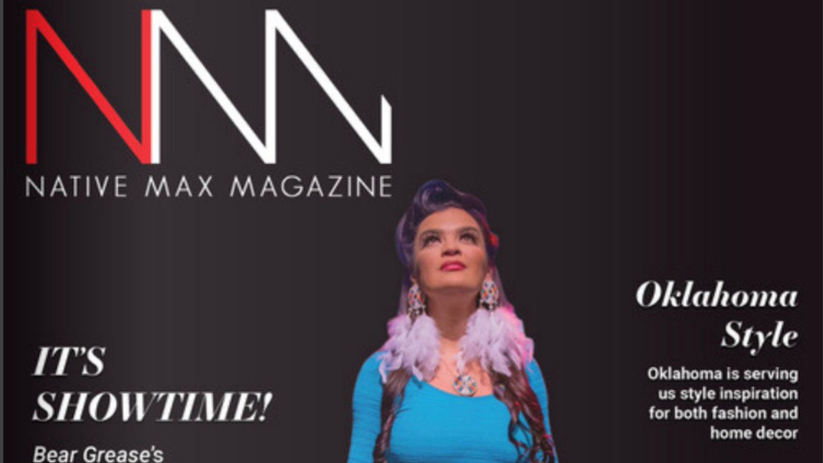 FAMokMuseum's tweet photo. Check this out! 👀

We were excited to work with @NativeMax magazine for the Spring 2022 edition featuring Oklahoma Style.  View digital here: https://t.co/wuiuITvm9i. (Oklahoma Style, pages 20-36) Get your copy here: https://t.co/ICz7jh8uYK.
#FAMfashion
#FAM
#NativeMaxMagazine https://t.co/jhyJ8wYXd3