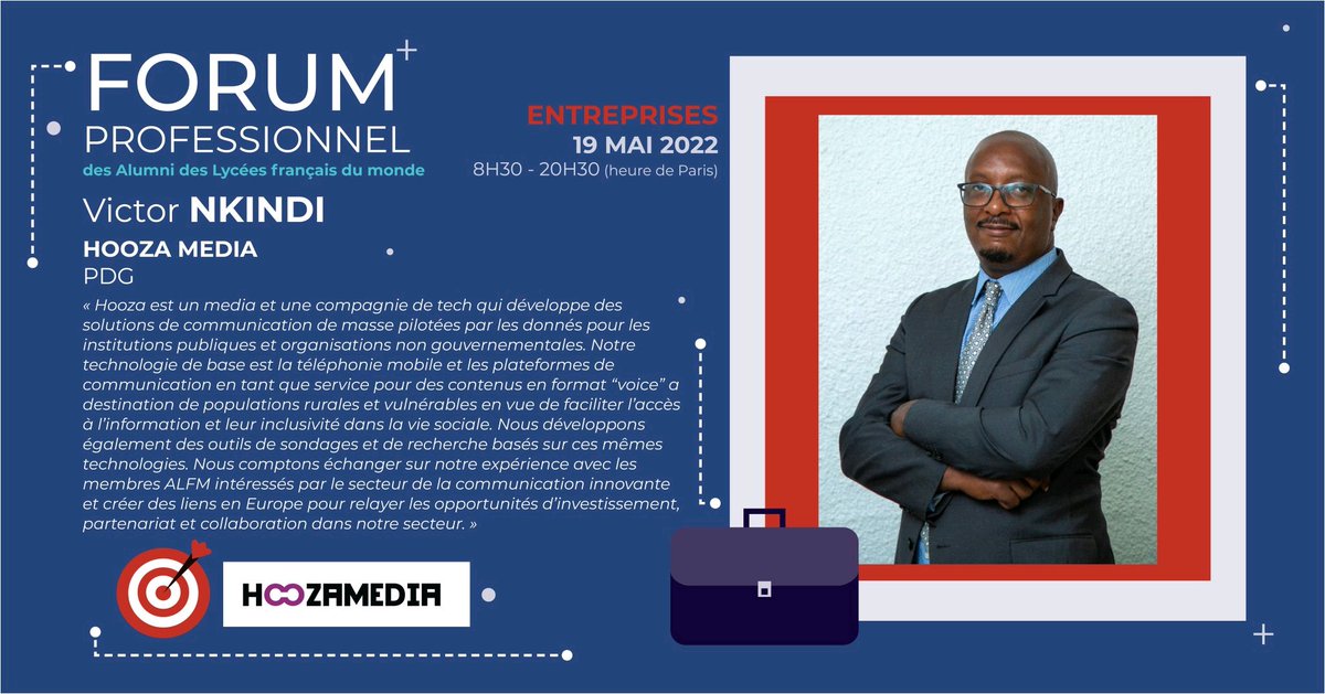 victornkindi's tweet photo. #ForumPro2022, excellente interaction avec @TCHIMBAKALA1 @ALFM_monde sur mon parcours pro et les opportunités ds le secteur des #MediasNumériques en #Afrique et l'utilisation des langues locales pour une information de proximité. #HoozaMedia #AnciensEleves https://t.co/q9q5OKJaqV