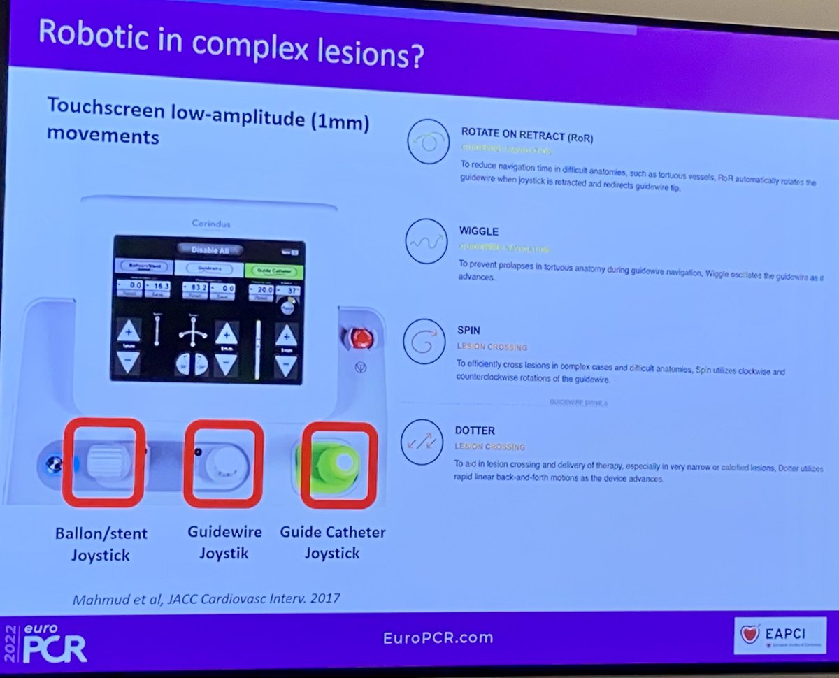 LPernasett's tweet photo. Left main and bifurcation PCI in NSTEMI. #roboticPCI case. Calcified LM & two stents technique. IVL compatible #euroPCR #clinicalcases #EuroPCR2022 https://t.co/Q3oE80HQtR