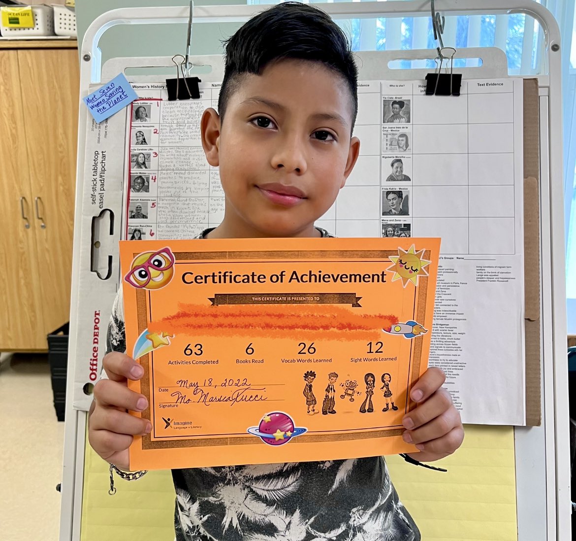 MarsiaTucci's tweet photo. Celebrating student success at all levels @JupiterElSchool @G_Salazar5 @mariabishop4 @WIDA_UW @ImagineLearning @EsolPbc @Ed_Tierney1 @GFsheffield @pbcHoward “Language acquisition won’t happen in a silent classroom” https://t.co/UQrGIT2fGS