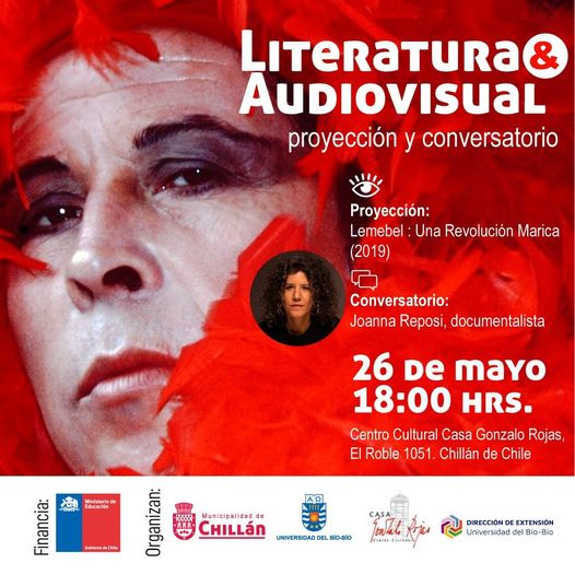 chillanactivo's tweet photo. CineClub UBB  junto al Centro Cultural Casa Gonzalo Rojas, invitan a ver presencialmente "Lemebel: Una Revolución Marica (2019)". Inscríbete a centroculturalcgr@gmail.com
Además conversatorio on line con su realizadora: Joanna Reposi. Inscripciones a extension@ubiobio.cl https://t.co/tjJ5oFJjR7