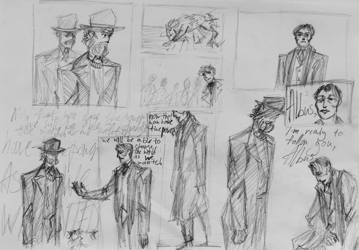 HXudognik's tweet photo. if Albus agreed.. #GGAD #grindeldore  maybe I'll finish it. https://t.co/1xgym0ckJJ