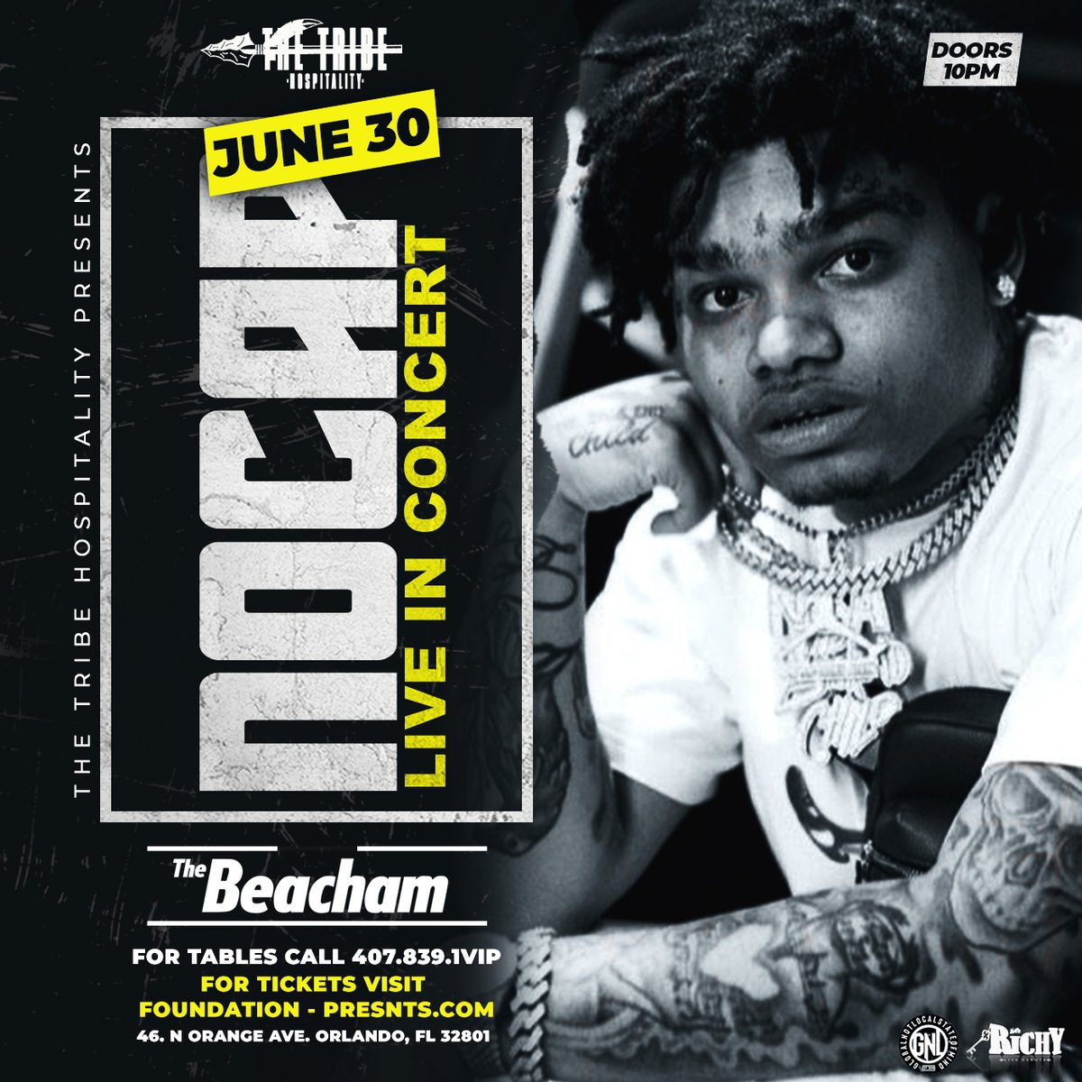 Whose ready to see <a href="/NoCap/">The🔙🔚Child</a>  🗣 NEW TOUR ALERT🚨 NoCap - A Very Special Florida Tour will Arrive in #Orlando <a href="/thebeacham/">The Beacham</a> on June 30th

TICKETS ON SALE AT NOW - seetickets.us/event/NoCap/48…

#nocap #thebackendchild
