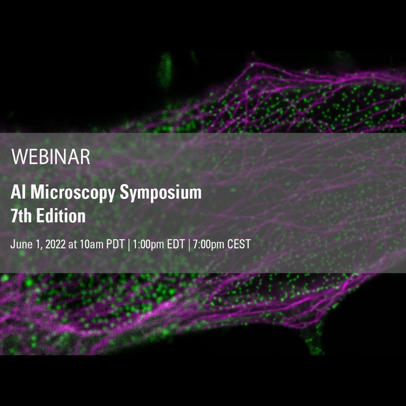 LeicaMicro's tweet photo. 📅 Don’t miss the 7th edition of the AI Microscopy Symposium on June 1! 
✅ In-depth presentations by three researchers will showcase the latest techniques, tools, and developments in AI-powered imaging and image processing. 
✅ Register now!

#aimicroscopy #aivia