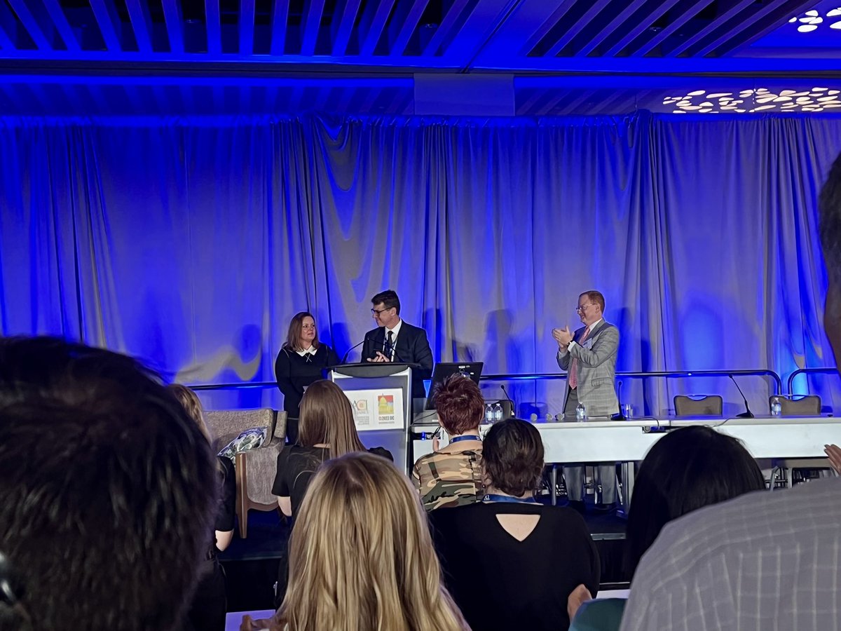 jourdanholder's tweet photo. So proud of my mentor, @rhgifford. She was honored with the John Niparko Memorial Lecture today at ACIA. It was made even more special with an introduction by @LabadieRob. Excellent talk reviewing how far we have come and a look to the future in the world of #cochlearimplants! https://t.co/bR8RvAYuuM
