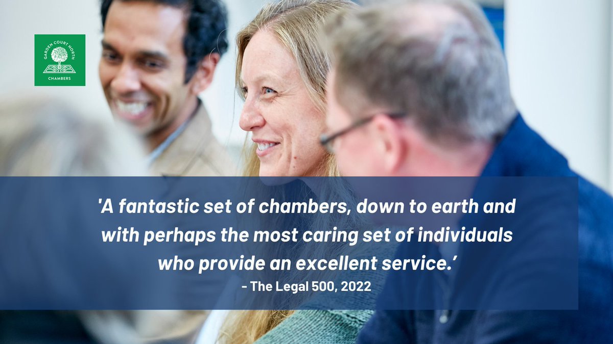 We're recruiting a senior practice manager and we'd love to hear from you gcnchambers.co.uk/vacancy/senior…
Please pass on to anyone you think might be interested