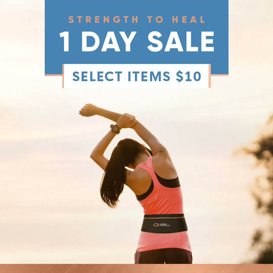 Today only - $10 sale! Pain relief + injury prevention for every part of the body. Fight inflammation and inflation! Discounts up to 70% off regular prices. buff.ly/3MoVQOd
#StrengthtoHeal