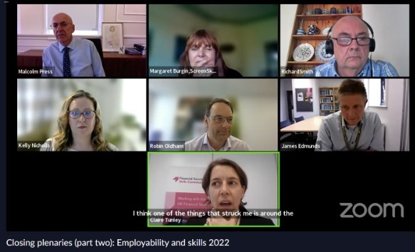 UUKevents's tweet photo. We're delighted to be joined by speakers from @UKScreenSkills, @AviationSRP, @UniWestLondon, @techskillsorg, @StaffsUni and @FSSkillsCom to discuss strengthening university-employer partnerships to meet future skills needs for our final panel of our #UUKEmployability conference. https://t.co/ZU8ci9K9Y0