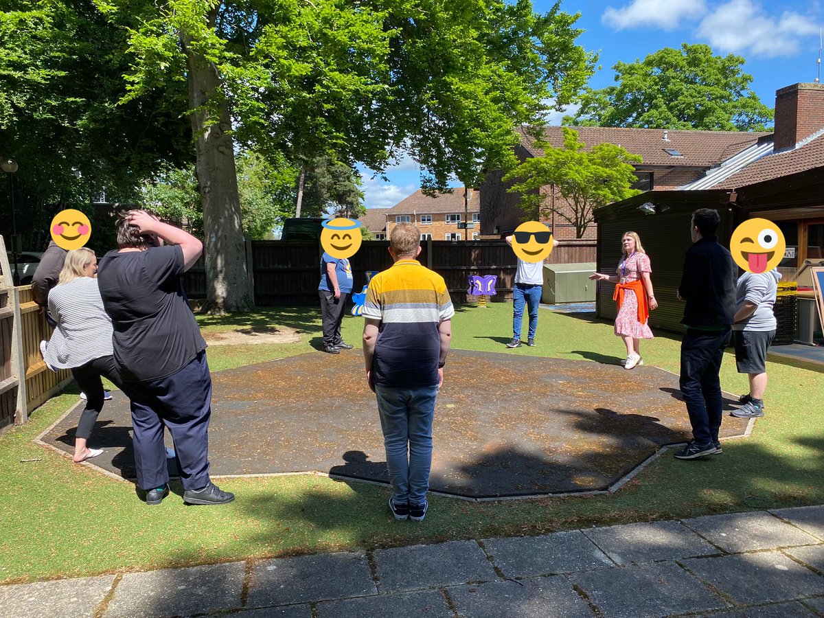 Working on employability skills in the sun through drama and role play with our perspective supported internship candidates starting in September. What a fabulous day 🤩 #disabilityconfident #supportedinternship #SEND #inclusion