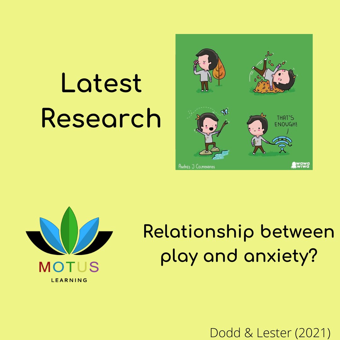 MotusL's tweet photo. This week, we have focused our research topic on the relationship between play and childhood anxiety. 

#mentalhealth #research #motusmovement https://t.co/rDqCrj3CM7