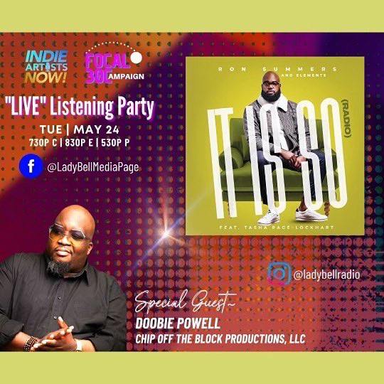 rsummers93's tweet photo. Save the date!!! LISTENING PARTY with @LadyWandaBell: TUESDAY, MAY 24TH, 2022
8:30PM EST
7:30PM CST
5:30PM PST
#FocalPoint30Campaign #IndieArtistsNOW #FPCMay2022 https://t.co/Ow6lDFsOwQ