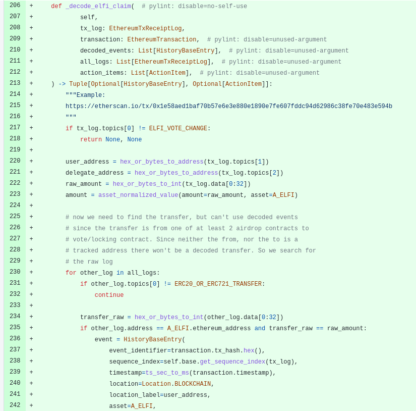 LefterisJP's tweet photo. 🧑‍💻Working in #opensource and crypto pays off!

🪂Just claimed my @element_fi drop, delegated to @ivangbi_ and wrote the decoder for the claim so that it appears nicely in the upcoming @rotkiapp version transaction viewer!

PR here: https://t.co/MCwSQTuRwb

🐦+🧝 = ❤️ https://t.co/jf2Wr14u0V