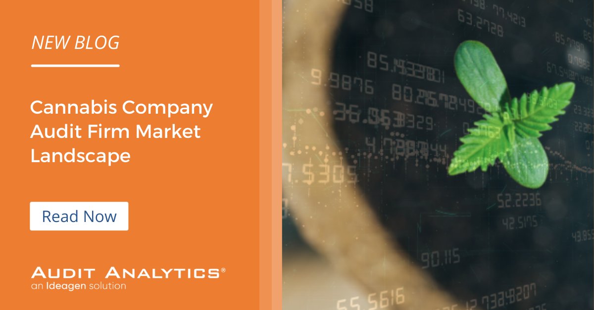 The cannabis public company market is widespread and growing fast – with unique audits and complex accounting needs. 

Learn more about this unique market in our latest blog! 

bit.ly/3wBM8RN

#auditfirm #marketlandscape #newblog #auditanalytics