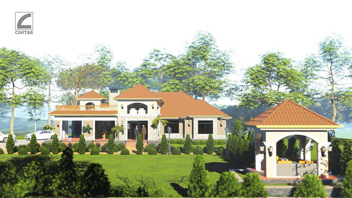Civitasdesign's tweet photo. Four bedroom Mediterranean style country villa. https://t.co/958arOJXcG