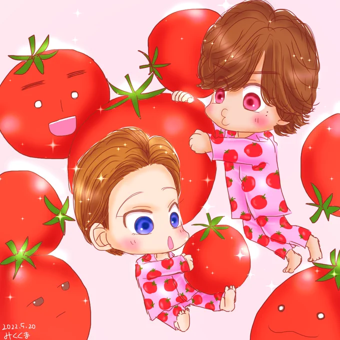 🍅(゜ー゜)🍅🍅( ゜ε゜,,)🍅🍅 