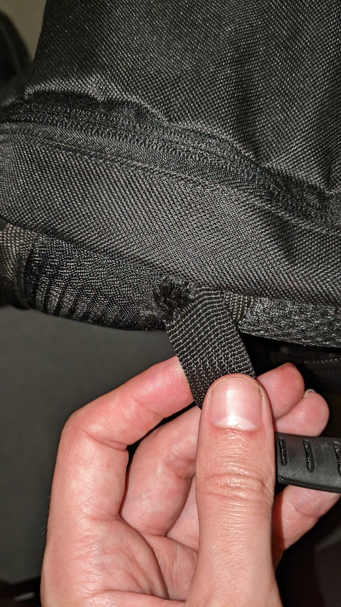 Ianwhodares's tweet photo. @MountainWHouse hello, bought a new rucksack for my Birthday on the 3rd May, little more than 2 weeks use and the handle has frayed and started coming away... https://t.co/hyT8wzlxcw